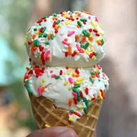 Cake Batter Ice Cream