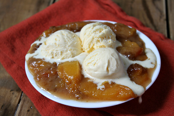 Georgia Peach Crisp - recipe from RecipeBoy.com