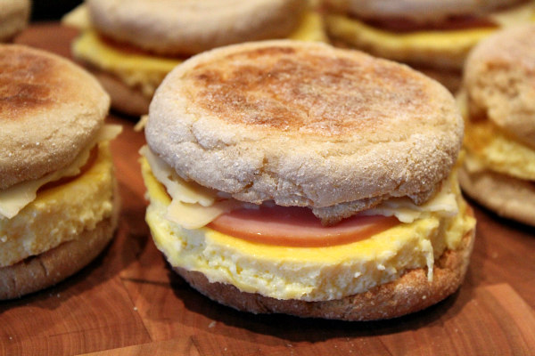 Freezer Breakfast Sandwiches
