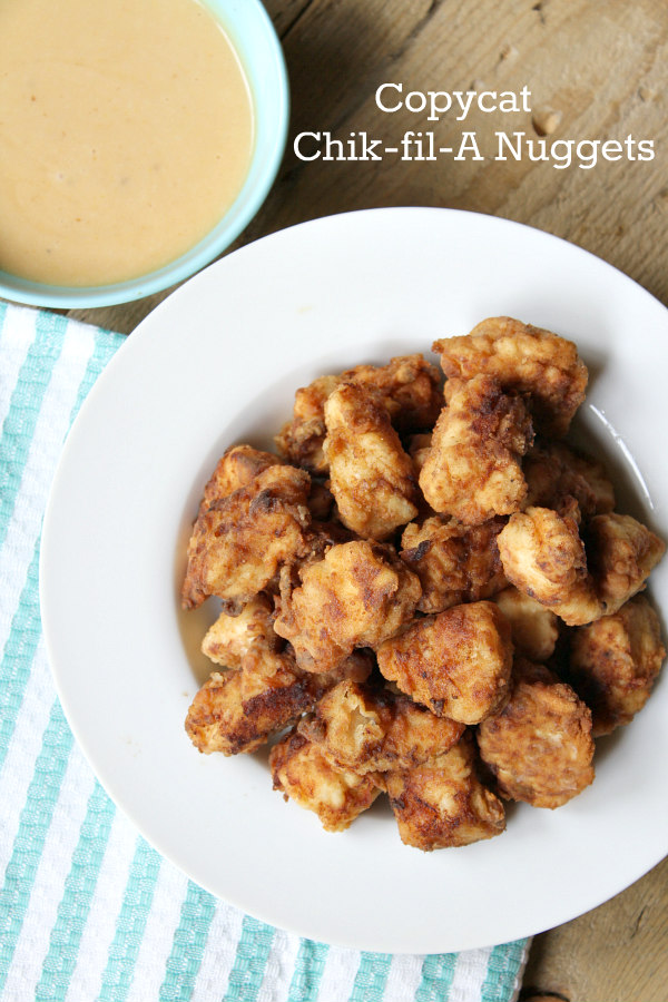 Copycat Chik-fil-A Chicken Nuggets recipe from RecipeBoy.com