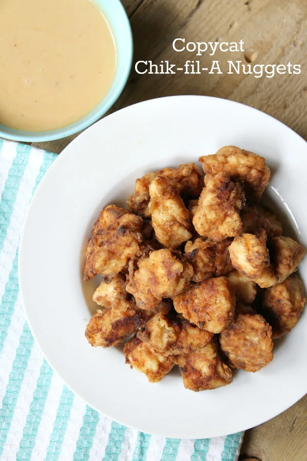 Copycat Chik-fil-A Chicken Nuggets recipe from RecipeBoy.com