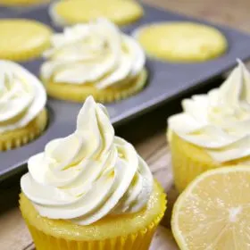 Lemon Cupcakes with Lemon Buttercream