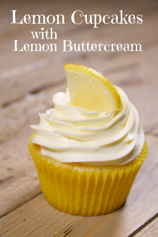 Lemon Cupcakes with Lemon Buttercream