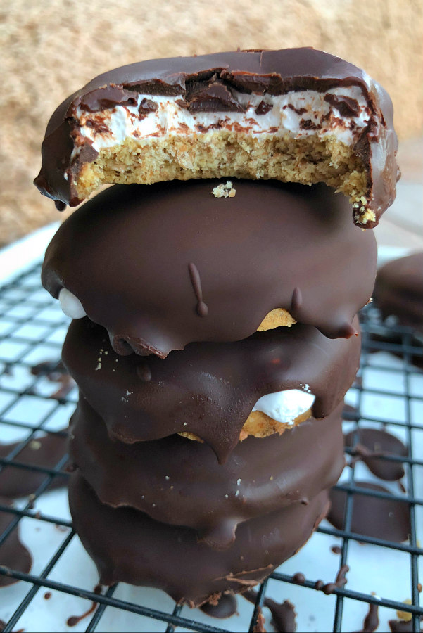 Stack of Marshmallow Fluff Cookies