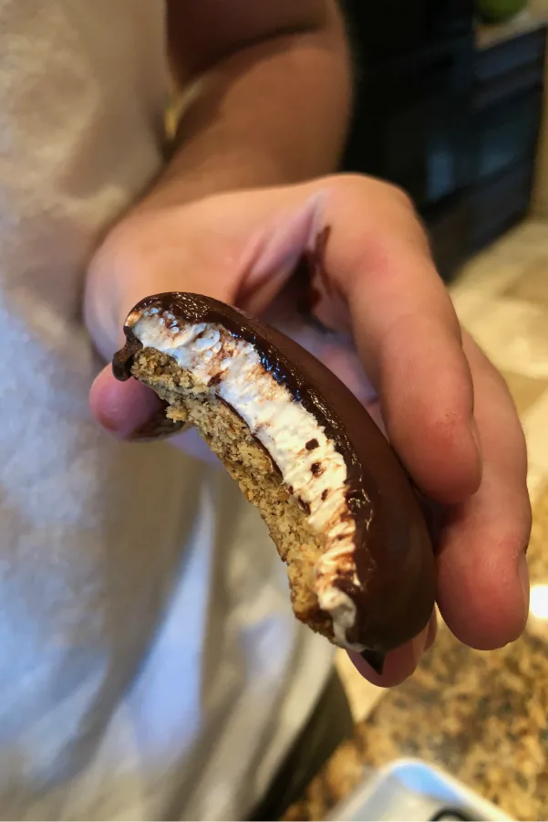 Bite of Marshmallow Fluff Cookies