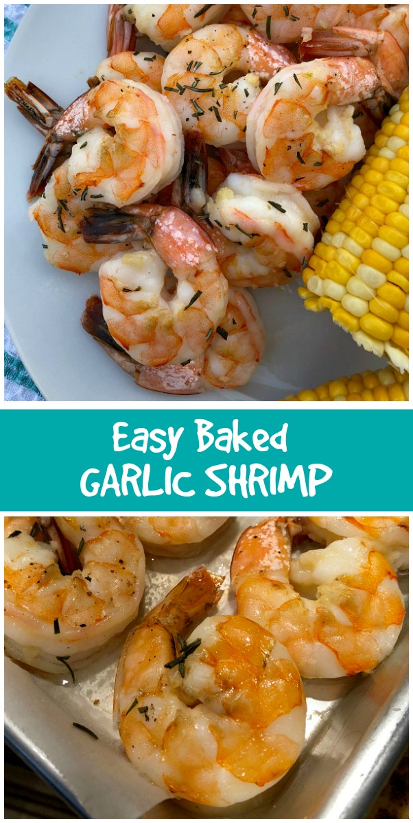 Easy Baked Garlic Shrimp recipe from RecipeBoy.com #easy #baked #garlic #shrimp #recipe #RecipeBoy