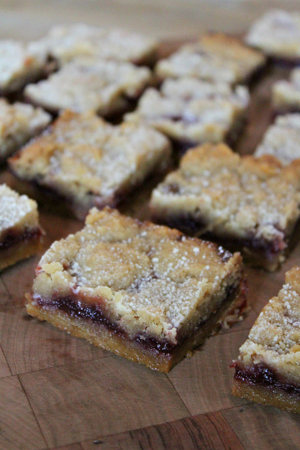 Raspberry Shortbread Bars