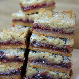 Raspberry Shortbread Bars