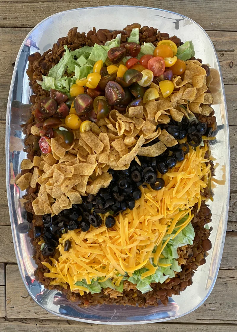 Best Taco Dip Platter