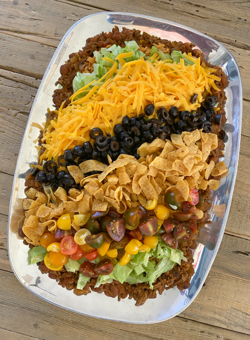 Best Taco Dip Platter