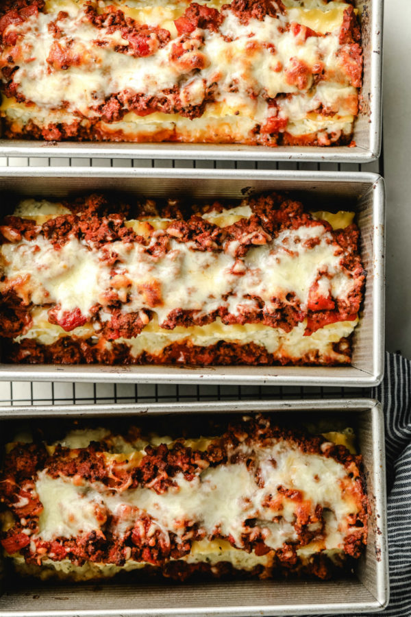 Lasagna Roll Ups just out of the oven