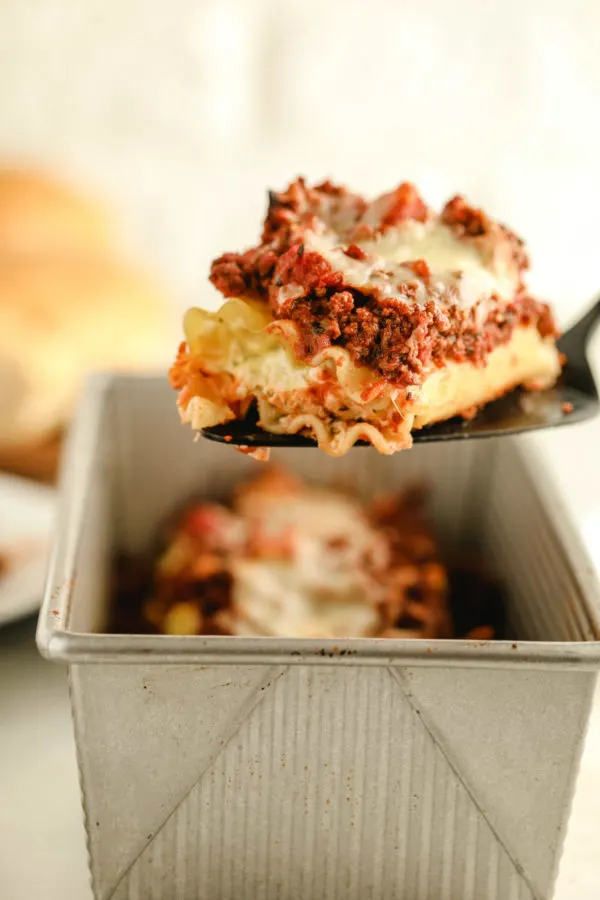 serving lasagna roll ups