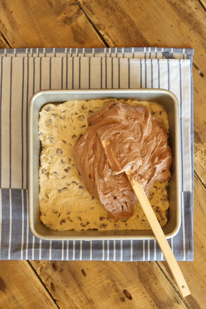 Making Brookie Bars