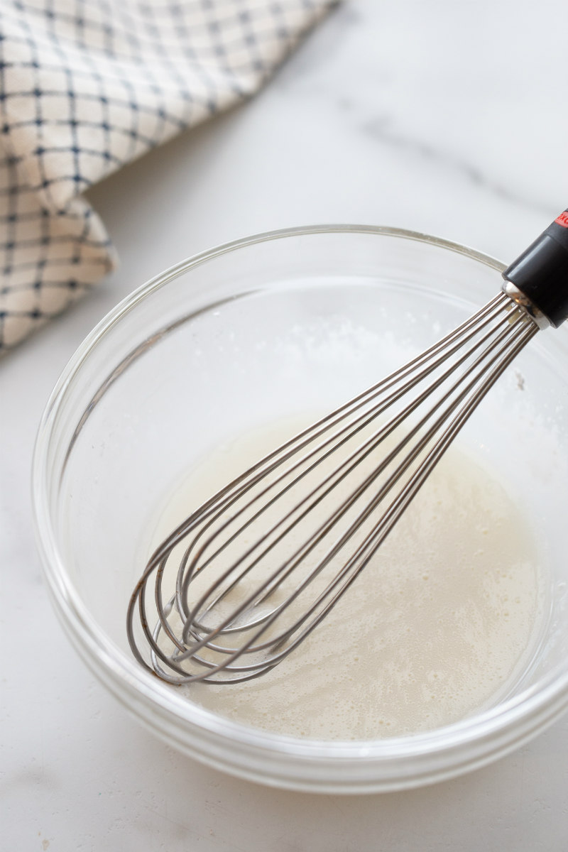 whisking icing for muffins