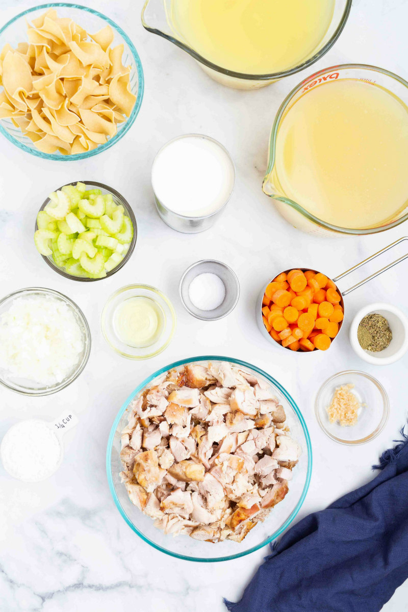 ingredients for turkey soup