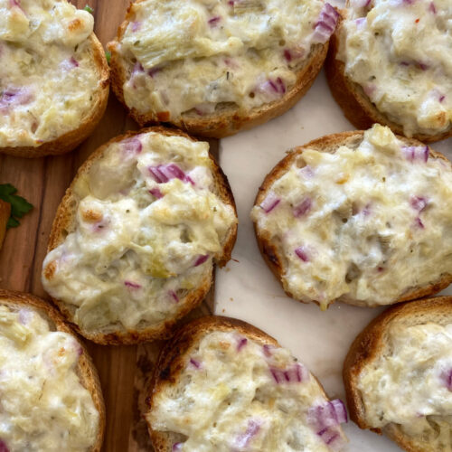 artichoke bruschetta