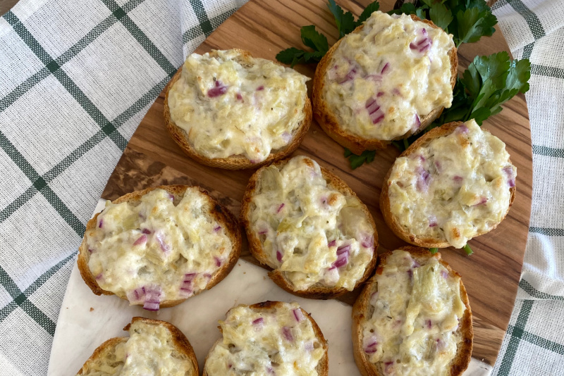 Artichoke Bruschetta Recipe Boy