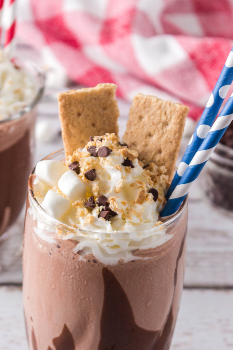 s'mores milkshake