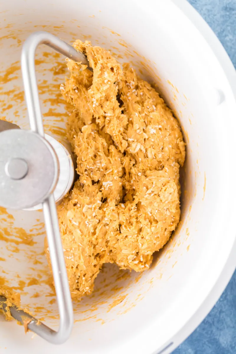 dog biscuit dough in a bowl