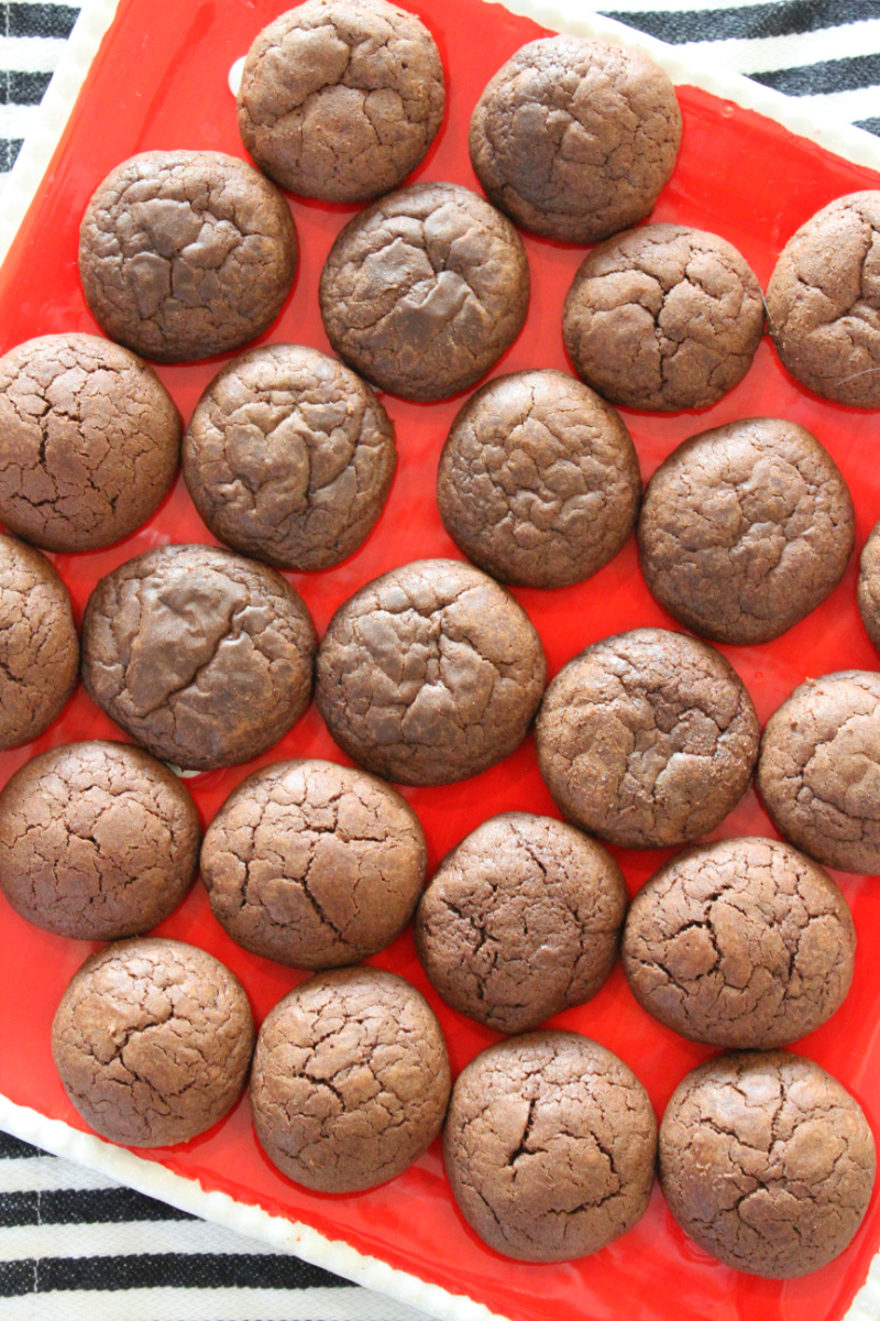 brownie fudge bomb cookies