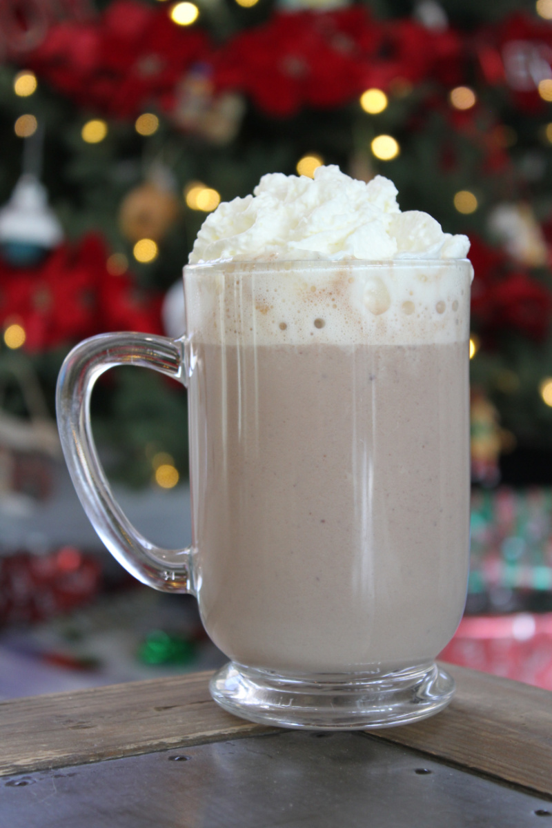 mug of hot chocolate with whipped cream