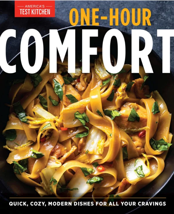 one hour comfort food cookbook cover