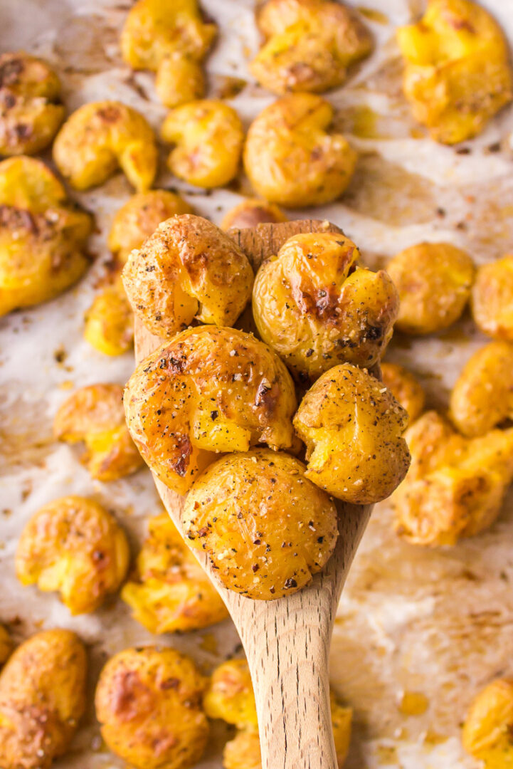 Salt and Vinegar Smashed Potatoes RecipeBoy