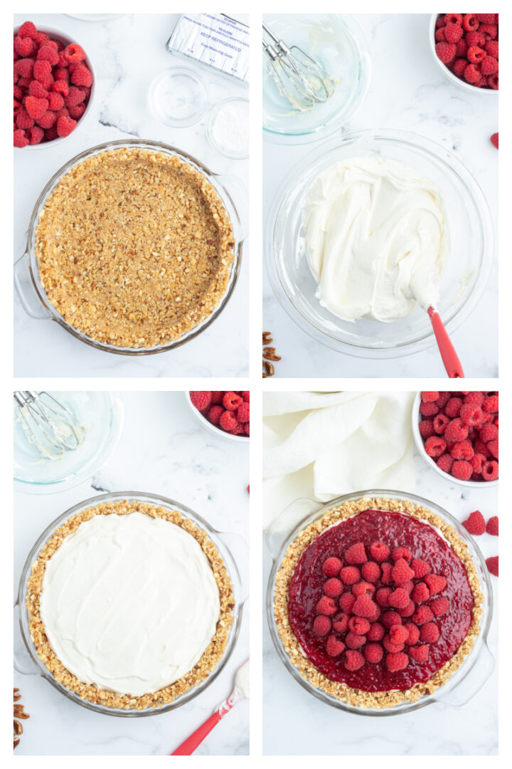 Raspberry Cream Pie Recipe Boy