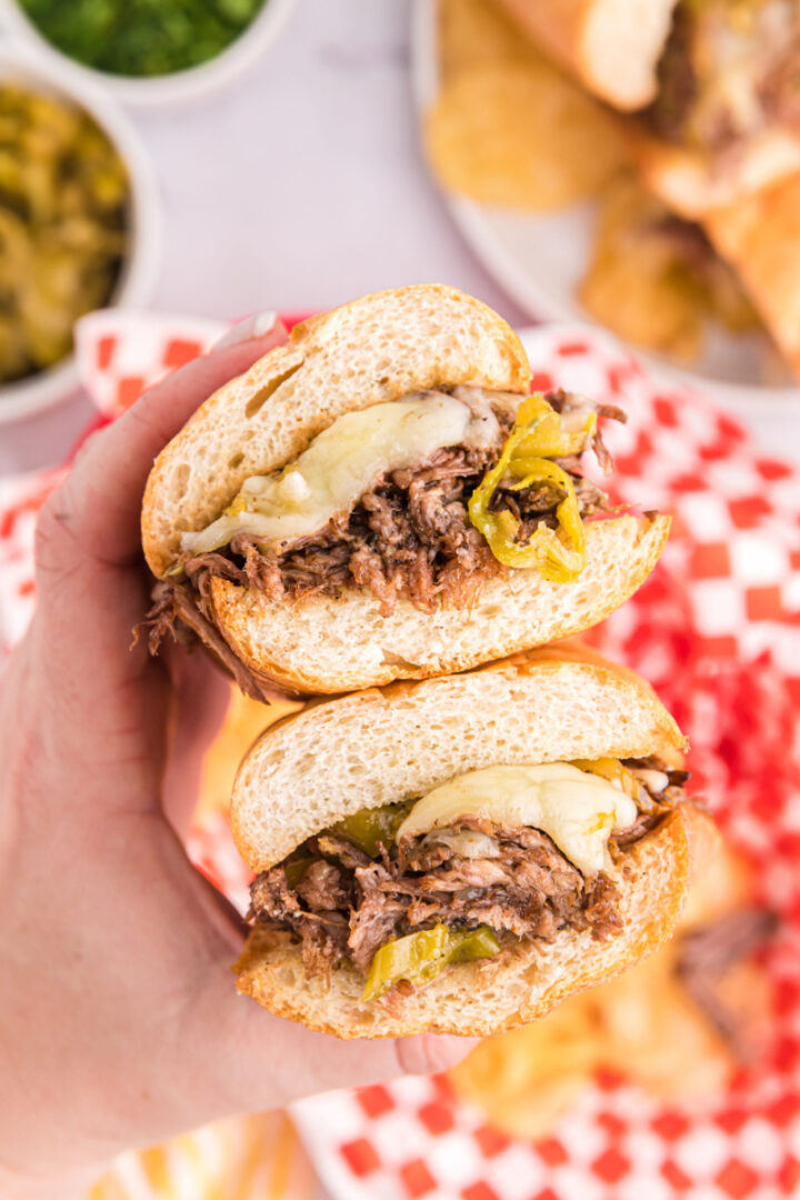 Crockpot Italian Beef Sandwiches RecipeBoy