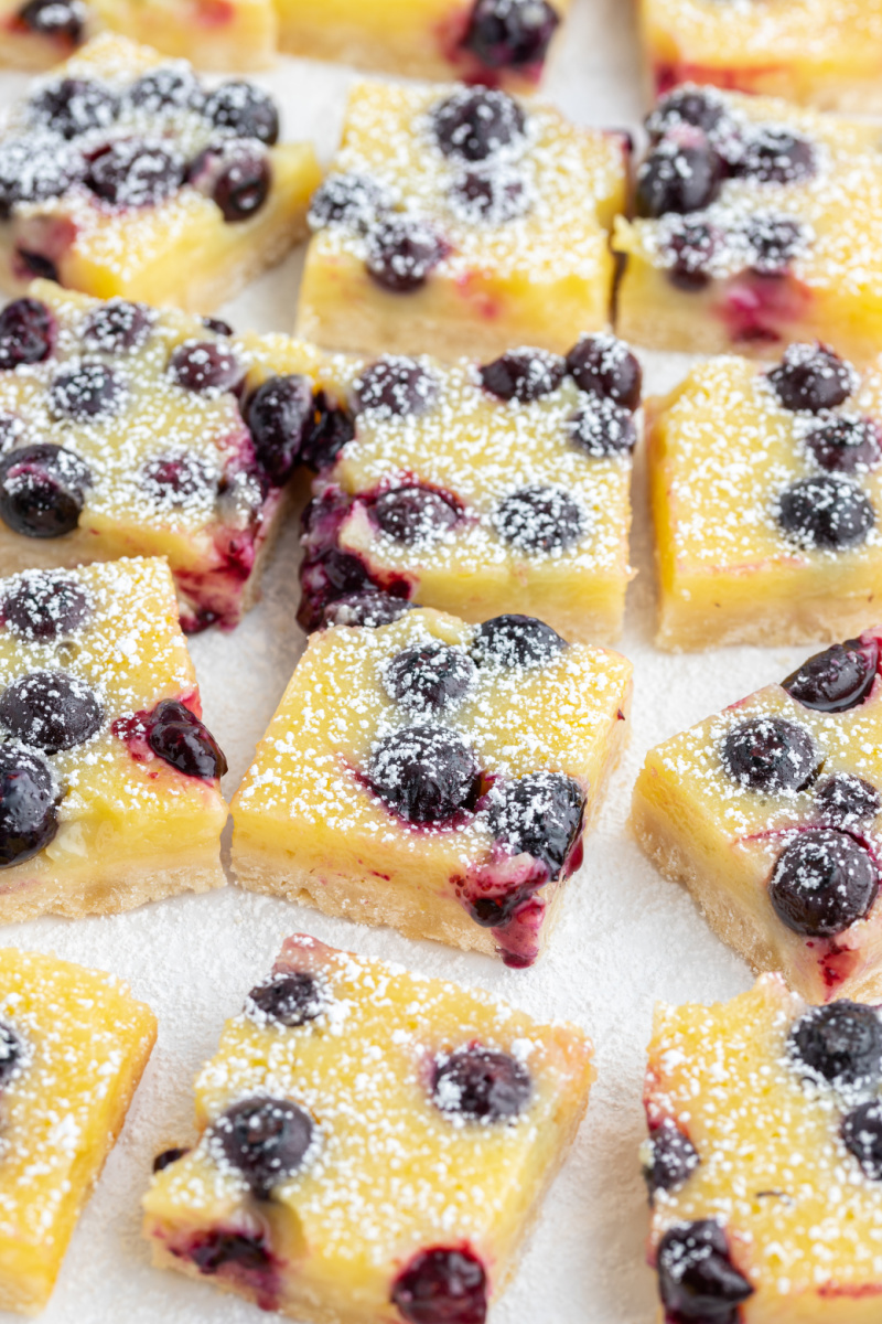 lemon blueberry bars