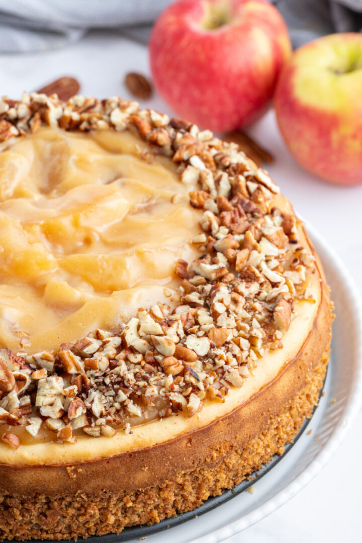 Caramel Apple Cheesecake RecipeBoy
