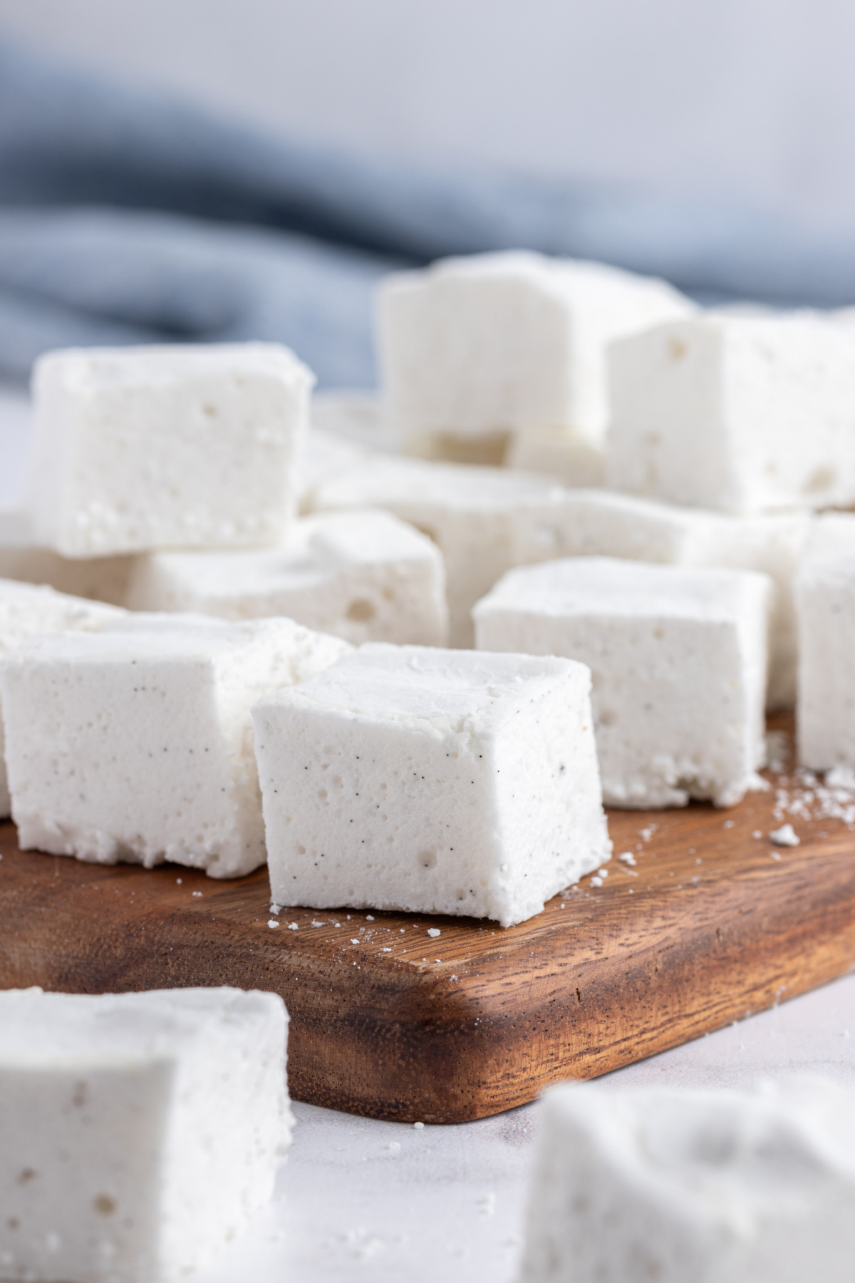 several square marshmallows