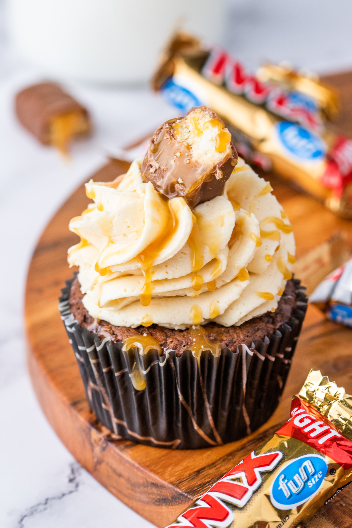 twix bar cupcake