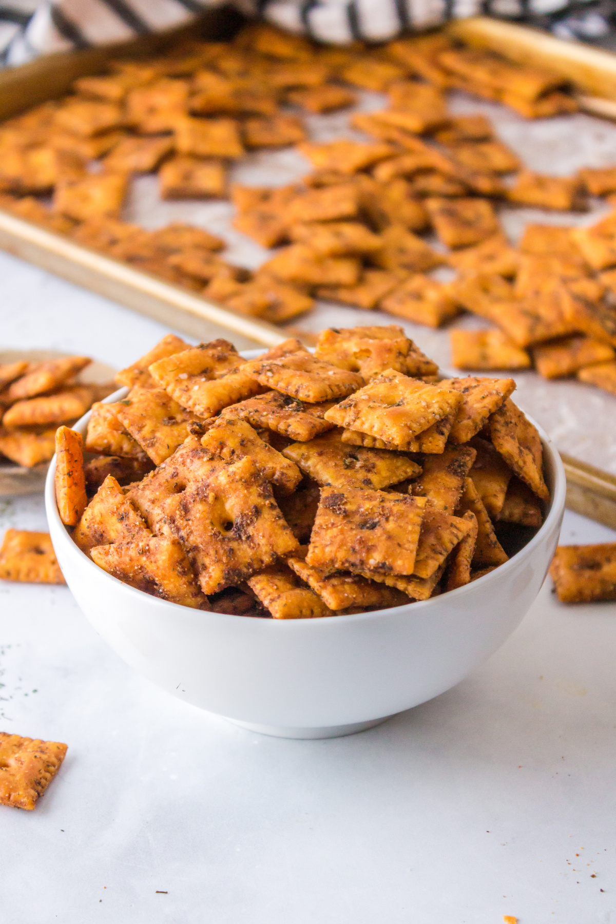 bowl full of crack crackers