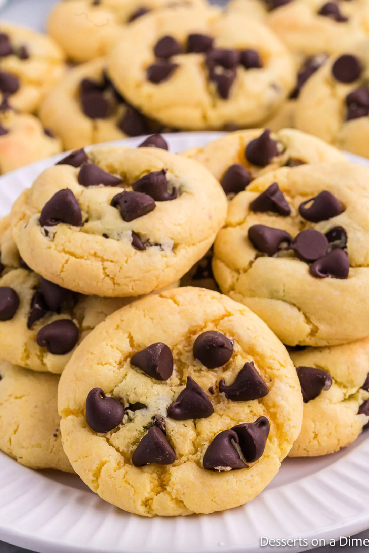 chcoolate chip cake mix cookies