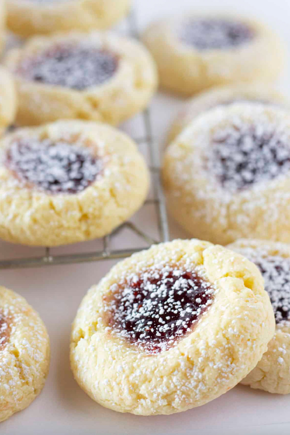 yellow cake mix thumbprint cookies