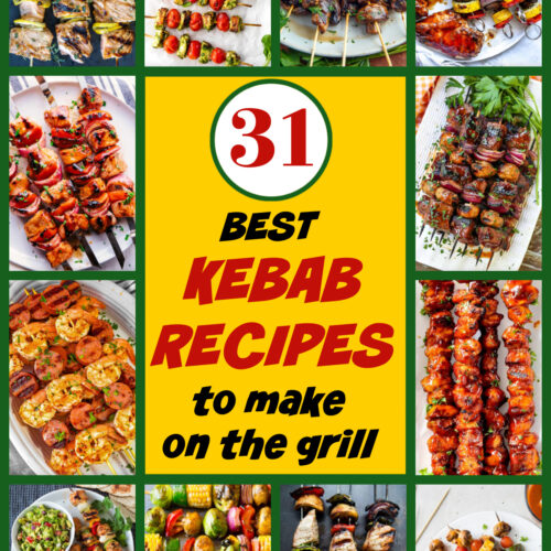 collage of kebab recipes