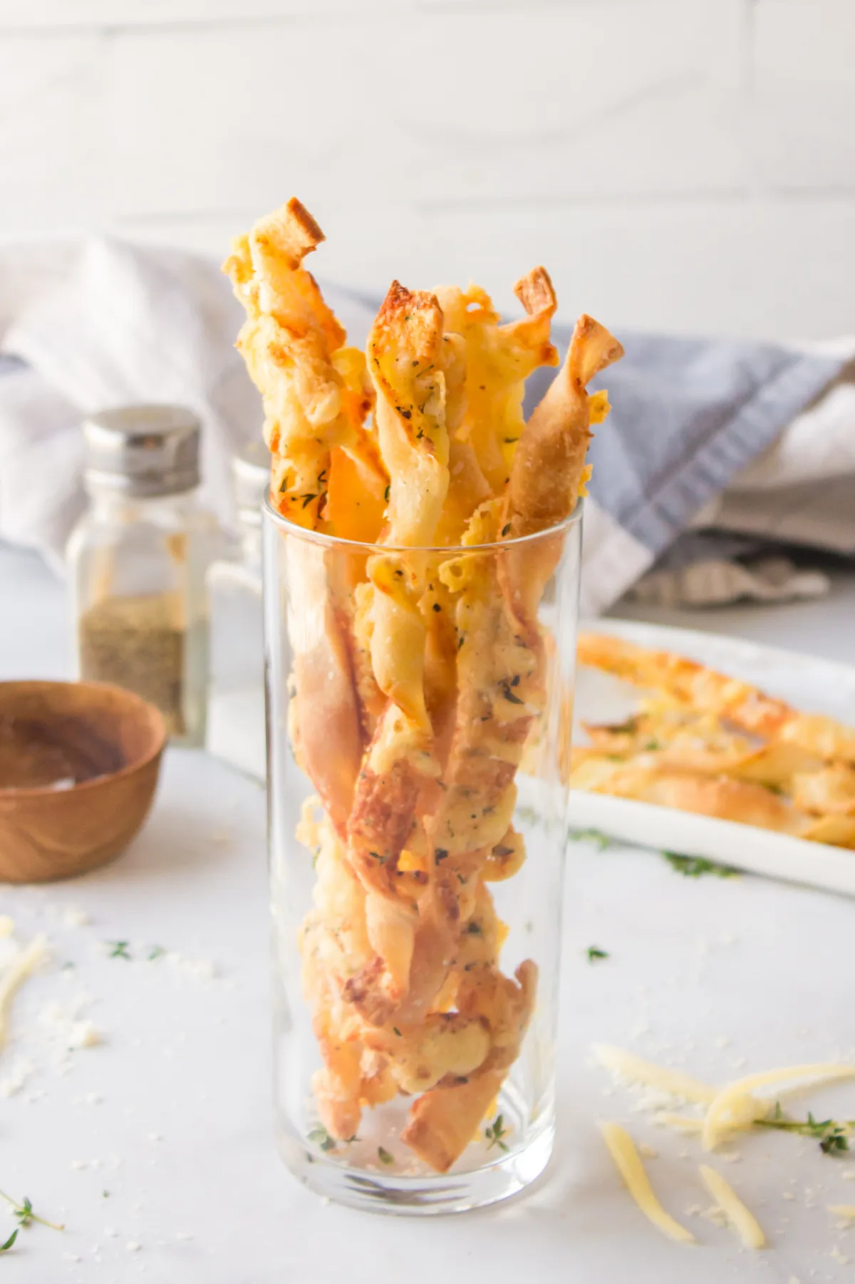 Cheese Straws recipe from RecipeBoy.com glass of cheese straws