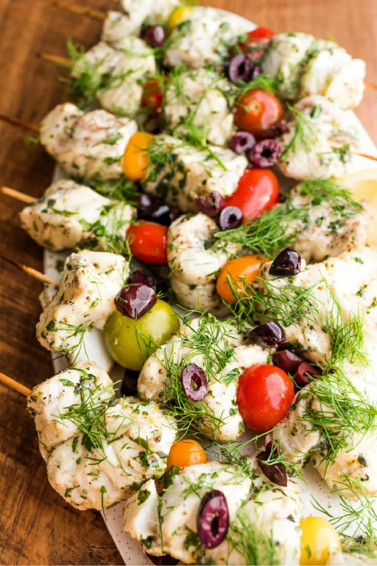 31 best kebab recipes to make on the grill: collection of recipes on RecipeBoy.com mediterranean fish kebabs