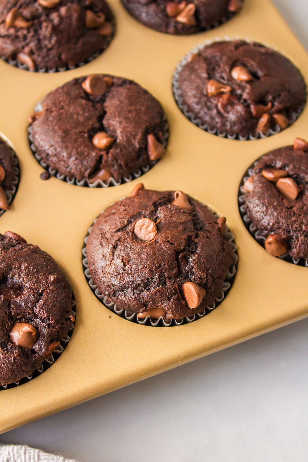 best chocolate espresso muffins in muffin tin