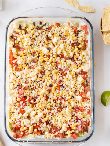 7 layer mexican dip recipe in pyrex pan
