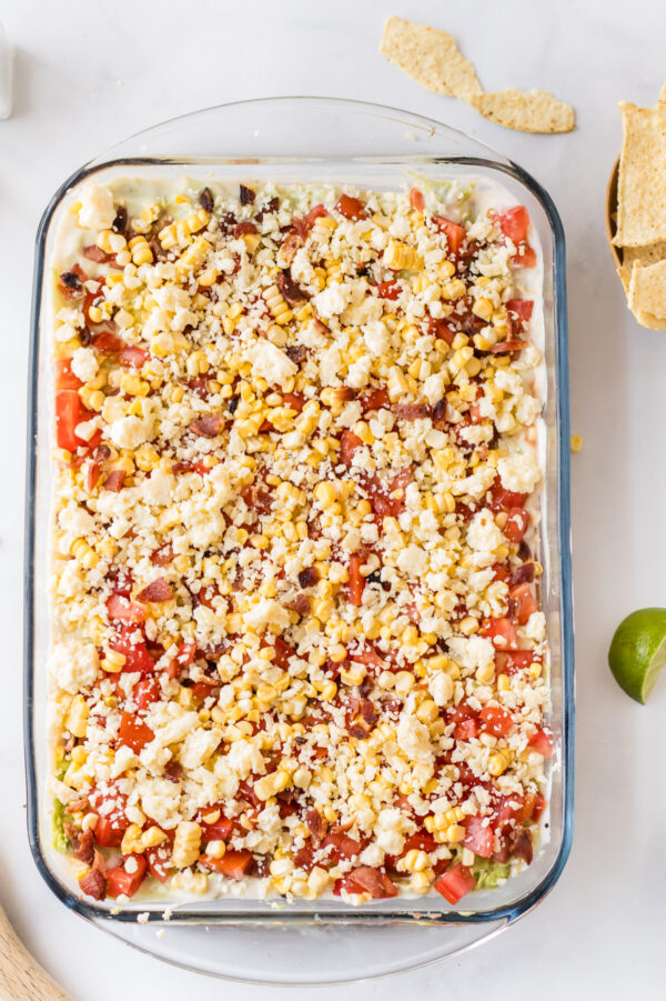 7 layer mexican dip recipe in pyrex pan