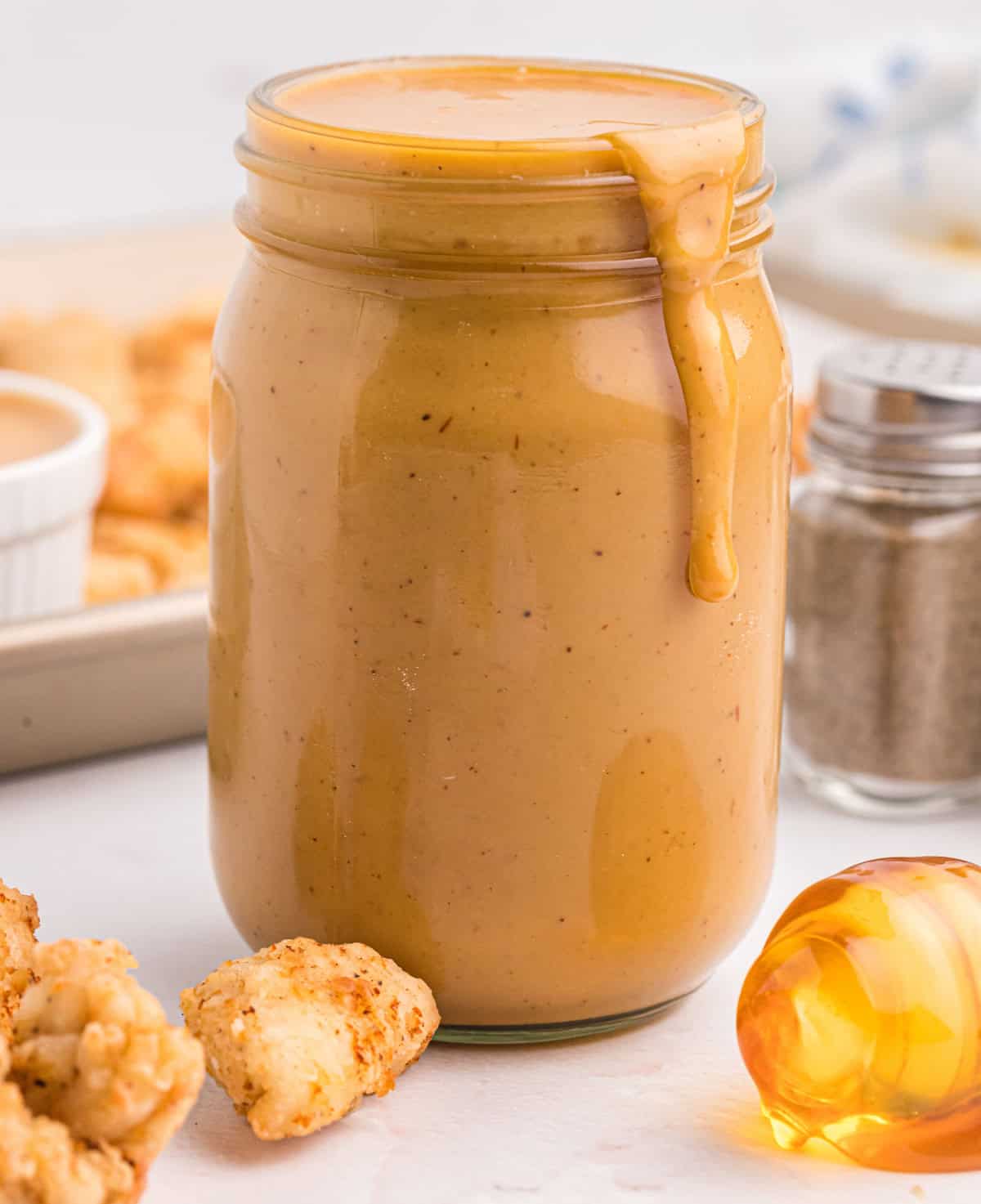jar of copycat chick-fil-a sauce