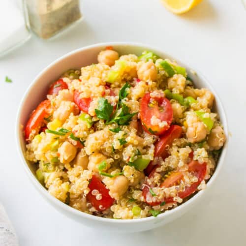 bowl of quinoa salad